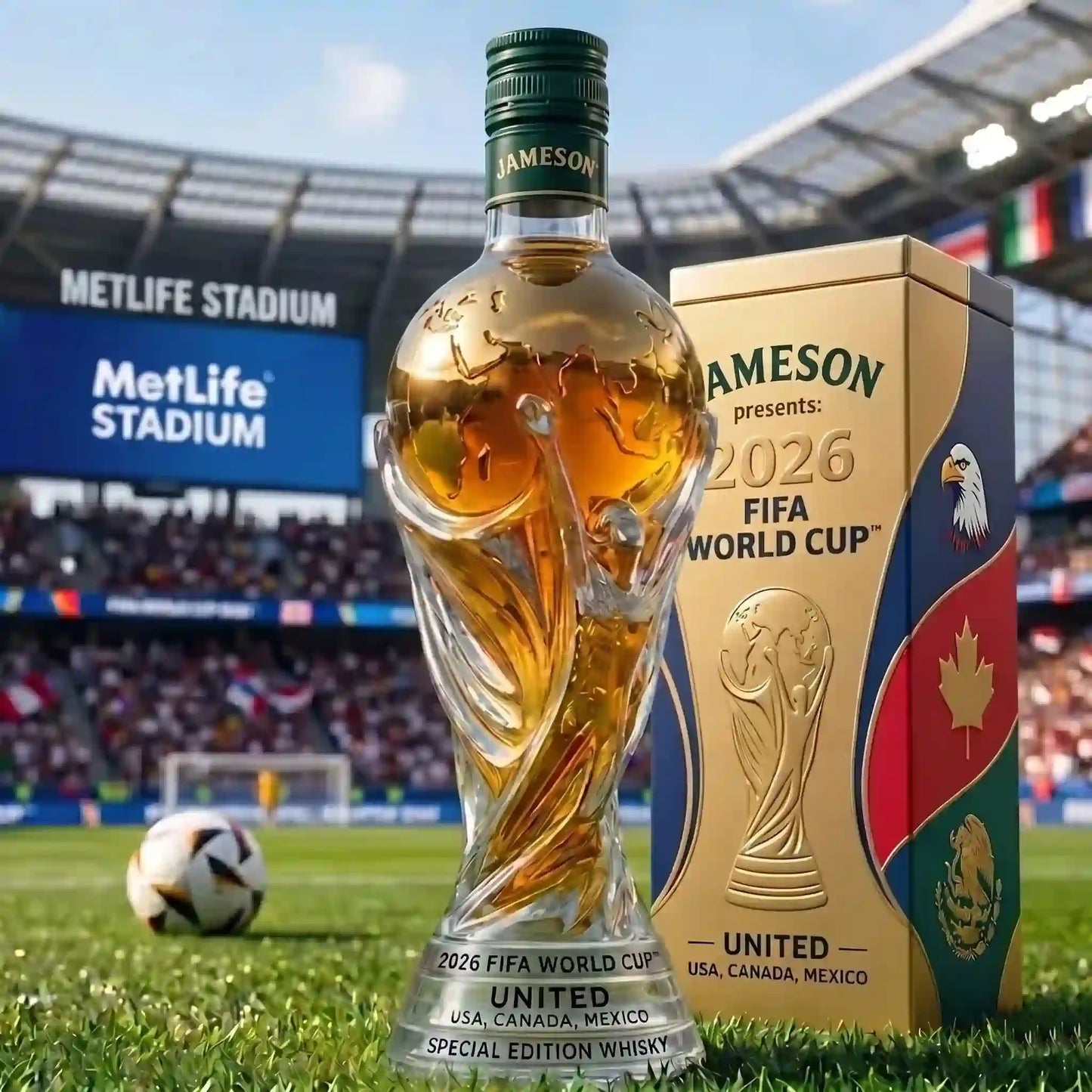 2026 FIFA World Cup Special Edition Whisky Bottle