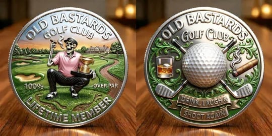 The Eternal Golfer's Challenge Coin