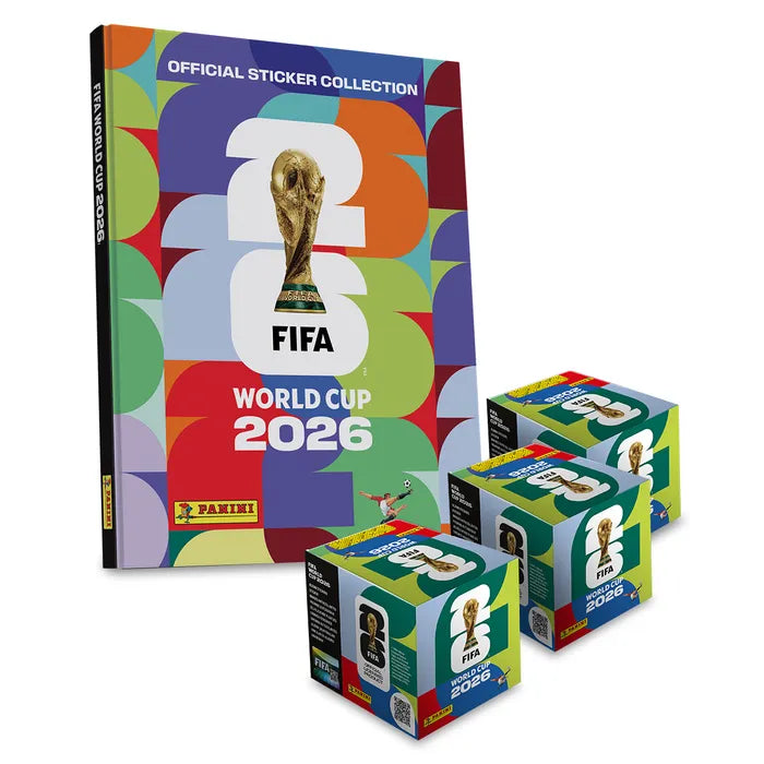 Official World Cup 2026 Sticker Collection – Album & Sticker Packets | USA/Canada/Mexico 48-Team Edition