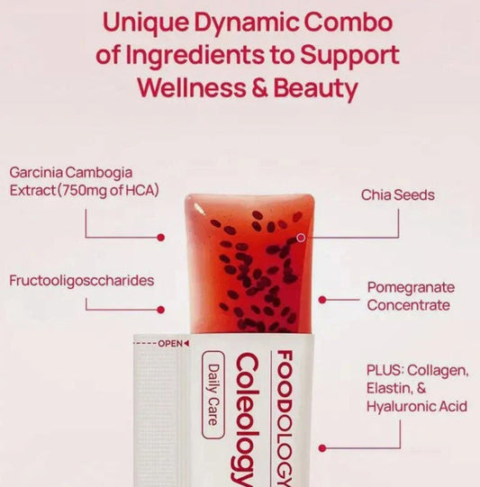 FOODOLOGY Coleology Cutting Jelly Weight Loss Supplements 250g(25g X 10 Sticks)