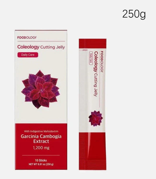 FOODOLOGY Coleology Cutting Jelly Weight Loss Supplements 250g(25g X 10 Sticks)