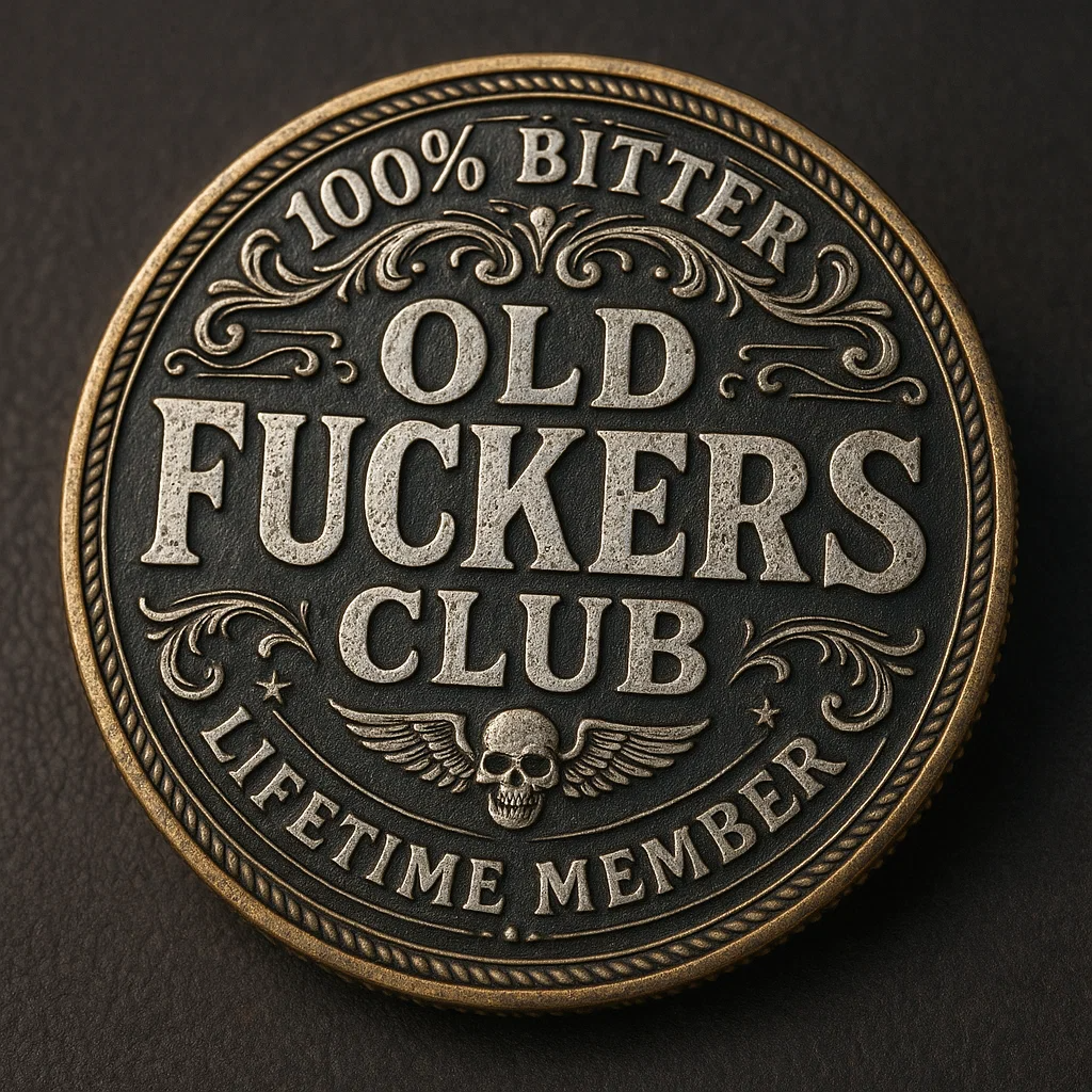 😎Last Day 50% OFF - Old F*ckers Club – Lifetime Member Coin🤘